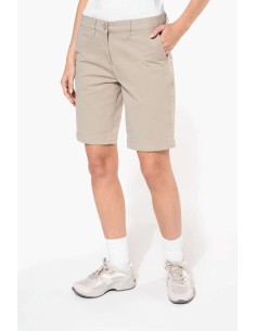 K-KA751-LADIES' CHINO BERMUDA SHORTS 2